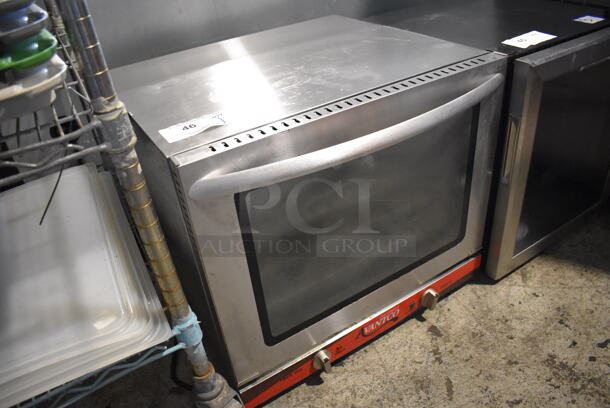 Avantco 177CO28 Stainless Steel Commercial Countertop Electric Powered Half Size Convection Oven w/ View Through Door and Metal Oven Racks. 208-240 Volts, 1 Phase. 23x22x20 - Image 3 of 7