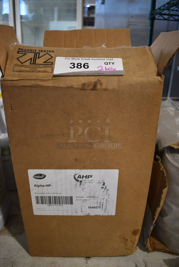 2 Boxes of BRAND NEW Diversey Alpha HP Multi Surface Disinfectant Cleaner. 2 Times Your Bid! - Image 5 of 5