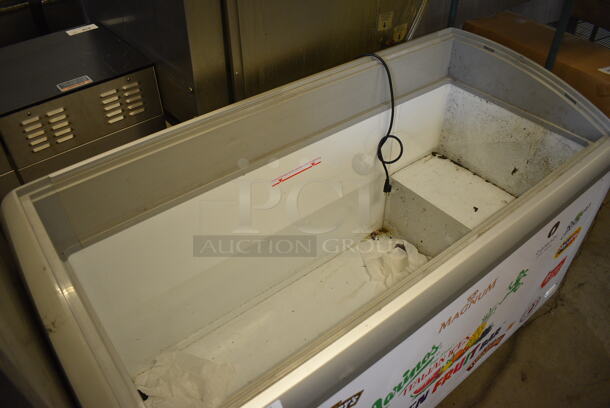 2018 Excelente Metal Commercial Open Freezer on Commercial Casters. 59x28x36. Tested and Working! - Image 3 of 6
