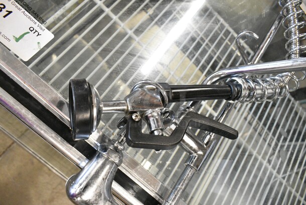 Faucet w/ Handles and Spray Nozzle Attachment.  - Image 3 of 5