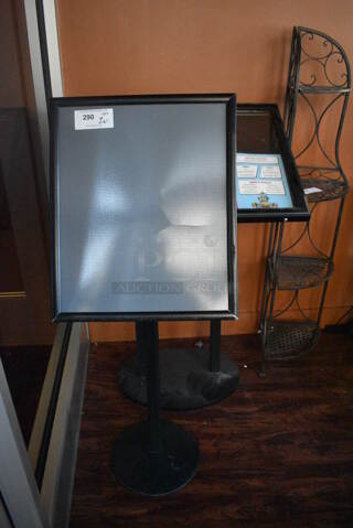 2 Various Signs. 33x23x49, 19x14x53. 2 Times Your Bid! (lounge)