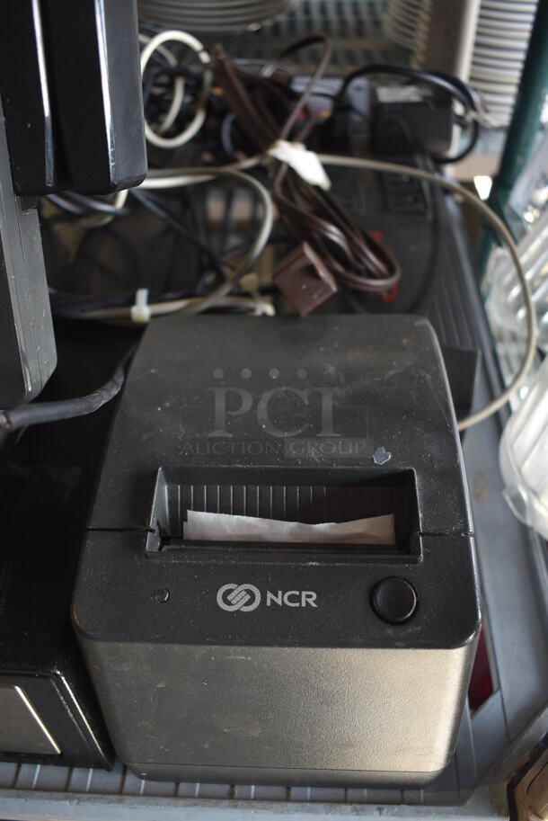 ALL ONE MONEY! Lot of NCR 15" POS Monitor, NCR Model 7197-6001-9001 Receipt Printer, SmartPower Uninterruptible Power Supply, Metal Cash Drawer, Barcode Scanner and Telephone! - Image 6 of 10