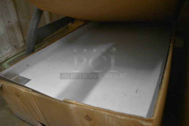 BRAND NEW IN BOX! John Boos Model GS6-3015SSK Stainless Steel Table w/ Under Shelf. - Image 3 of 4