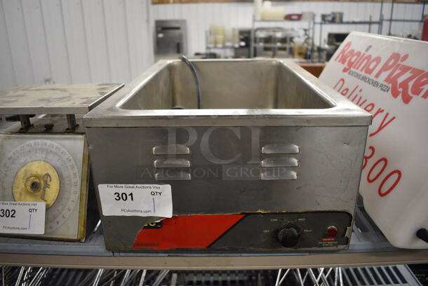 Nemco Stainless Steel Commercial Countertop Food Warmer. 14.5x23x9. Tested and Working!