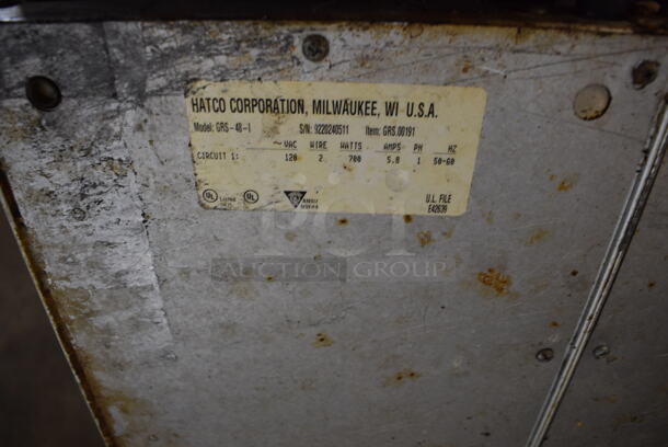 Hatco Model GRS-48-I Stainless Steel Commercial Warming Tray. 120 Volts, 1 Phase. 48x20x1.5. Tested and Working! - Image 4 of 5