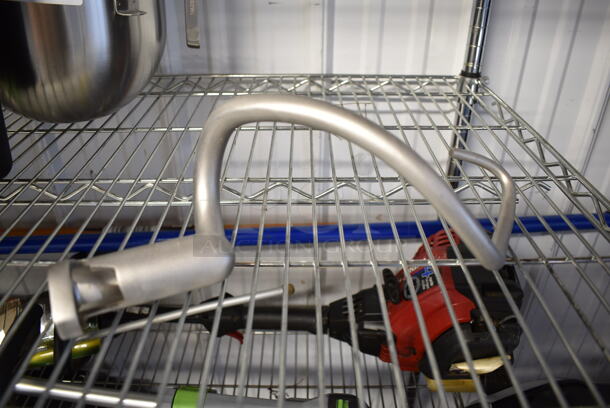 2 BRAND NEW SCRATCH AND DENT! Items; KitchenAid KSMC8QBOWL 8 Qt. NSF Stainless Steel Mixing Bowl with "J" Handle Commercial Stand Mixers and Metal Dough Hook Attachment. 2 Times Your Bid! - Image 5 of 5