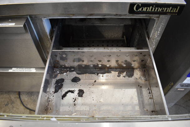 Continental SWF48 Stainless Steel Commercial 4 Drawer Freezer on Commercial Casters. 115 Volts, 1 Phase. 48x30x34. Tested and Working! - Image 4 of 6