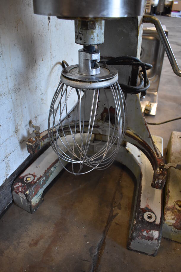 Metal Commercial Countertop 20 Quart Planetary Dough Mixer w/ Balloon Whisk Attachment. 115 Volts, 1 Phase. 17x17x30. Tested and Does Not Power On - Image 4 of 5