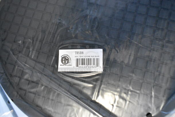 8 BRAND NEW SCRATCH AND DENT! Items Including 4 American Metalcraft TRVR8 8" Round Heat-Resistant Black Silicone Trivet, DayMark IT115691 DissolveMark 2" x 1" Blank Dissolvable Direct Thermal Label - 2000/Roll, 407CPAN62A Choice 6" x 2" Round Straight-Sided Aluminum Cake Pan, Estella 348PEDS61B Outer Lower Roller for EDS18S and EDS18D Dough Sheeters. 8 Times Your Bid!  - Image 4 of 10