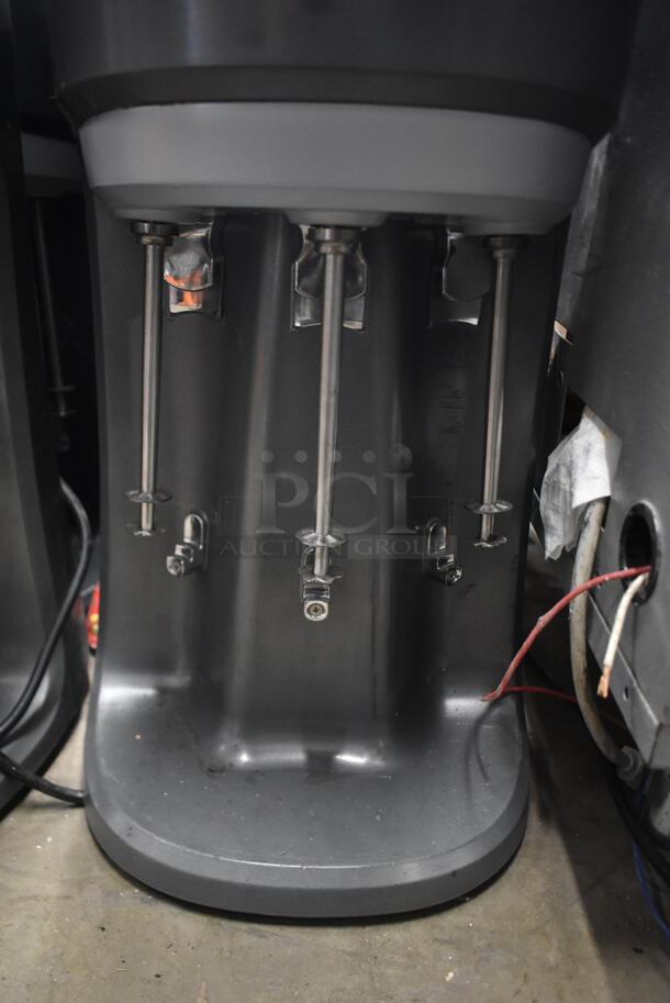 Hamilton Beach HMD400 Metal Commercial Countertop 3 Head Milkshake Mixer. 120 Volts, 1 Phase. Tested and Only Right Head Is Working - Image 3 of 4
