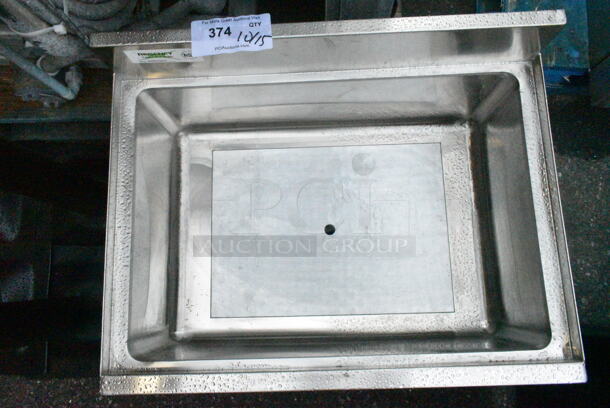 BRAND NEW SCRATCH AND DENT! Regency 600IB1824CP 18" x 24" Underbar Ice Bin with 7 Circuit Post-Mix Cold Plate and Bottle Holders - 51 lb. - Image 5 of 6