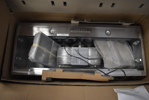 BRAND NEW SCRATCH AND DENT! xo XOI45KS/1 45 3/4 Inch Custom Hood Insert with 1000 CFM, High Velocity Internal Blower, 3 Speed Options, Professional Baffle Filters and Halogen Lights. 46x18.5x11.5 - Image 2 of 6