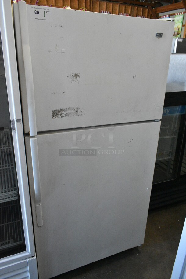 Maytag M1TXEGMYW01 Metal Cooler w/ Freezer. 115 Volts, 1 Phase. Tested and Working! - Image 1 of 6