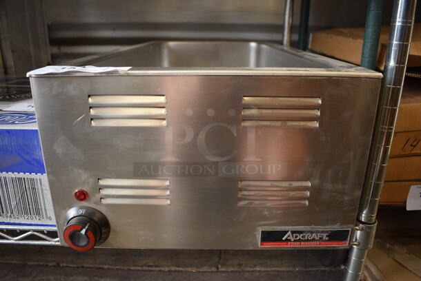 2019 Adcraft Model FW-1500W Stainless Steel Commercial Countertop Food Warmer. 120 Volts, 1 Phase. 14.5x29.5x9. Tested and Working! - Image 2 of 5