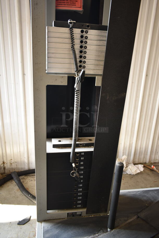 MedX Metal Commercial Floor Style Torso Flexion Rehabilitative Exercise Machine. - Image 5 of 7