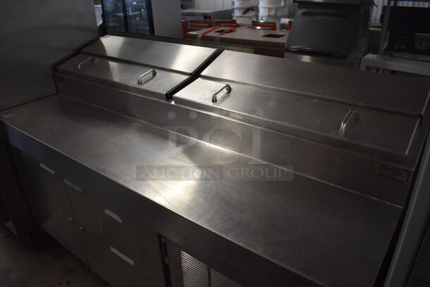 Traulsen VPS72S Stainless Steel Commercial Prep Table on Commercial Casters. 115 Volts, 1 Phase. 72x34x48. Tested and Does Not Power On - Image 2 of 8