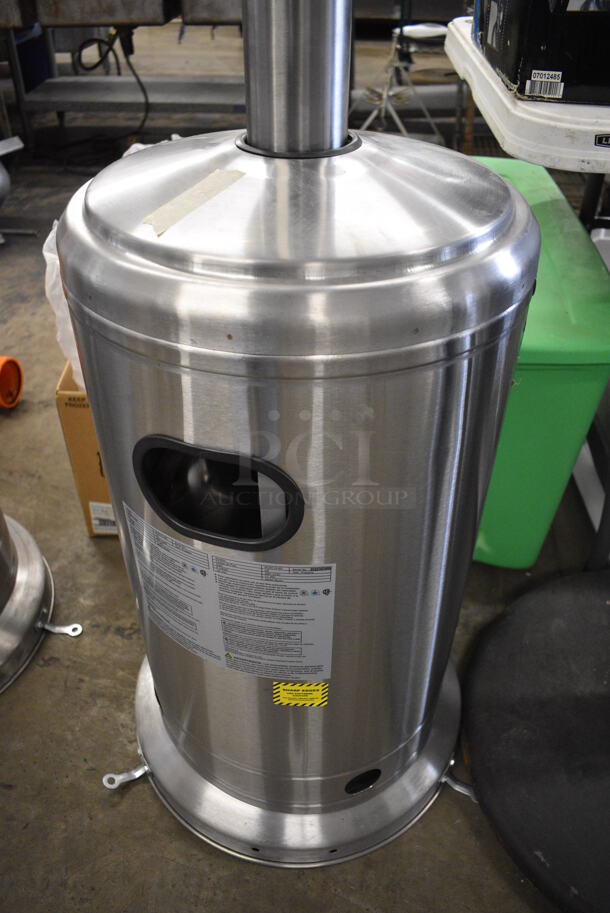 Hampton Bay Model NCZH-G-SS Metal Commercial Floor Style Propane Gas Patio Heater. 48,000 BTU. 32x32x89 - Image 5 of 5