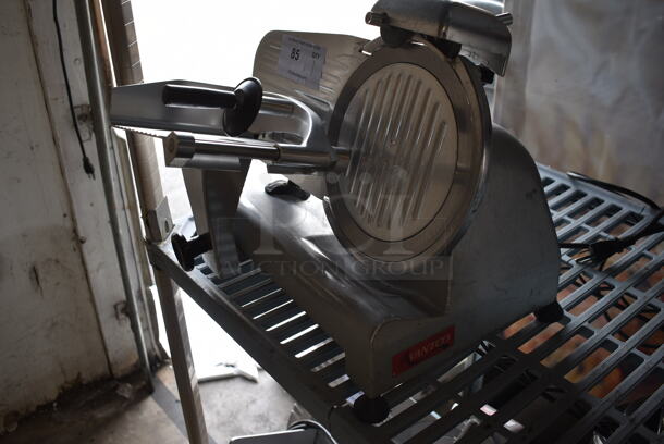 Avantco Commercial Stainless Steel Electric Countertop Meat/Cheese Slicer on Rubber Feet. 115 Volts, 1 Phase. Tested and Working! - Image 3 of 4