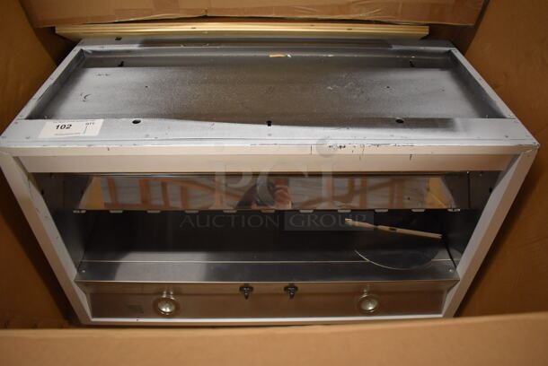 BRAND NEW SCRATCH AND DENT! General Electric Stainless Steel Range Hood. 36x18x21 - Image 1 of 6