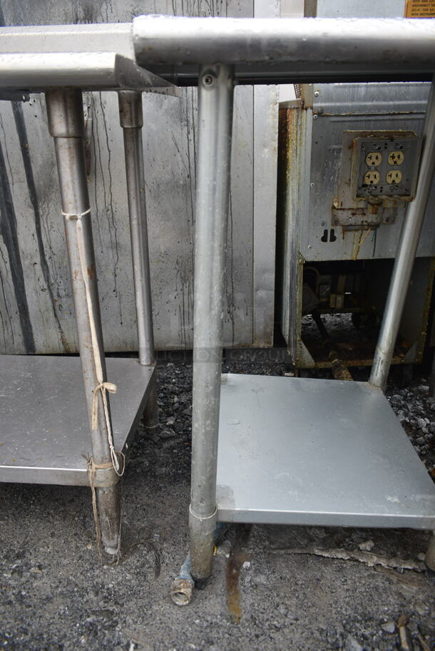 Stainless Steel Commercial Table w/ Under Shelf. - Image 4 of 4