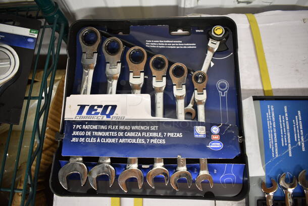 2 BRAND NEW! TEQ TP8700A/TP9700 Ratchet Sets. 2 Times Your Bid! - Image 3 of 6