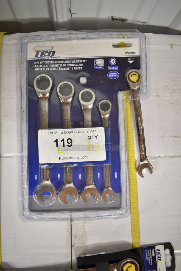 3 BRAND NEW! TEQ Items; 2 Ratchets and 1 Ratchet Set. 3 Times Your Bid! - Image 6 of 7