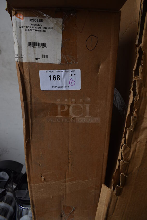BRAND NEW IN BOX! San Jamar Black Poly 2 Well Cup Dispenser. 15x9x23 - Image 4 of 4