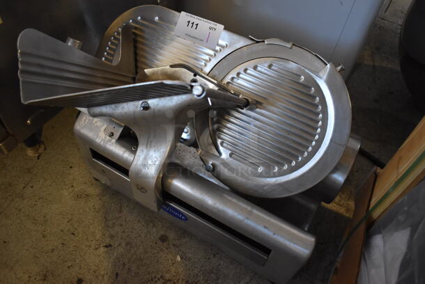 Chefmate Stainless Steel Commercial Countertop Automatic Meat Slicer. 115 Volts, 1 Phase. 20x24x19. Tested and Working! - Image 2 of 5