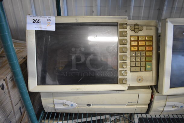 2 NCR 15" POS Monitor on Computer Tower. 2 Times Your Bid! - Image 2 of 5