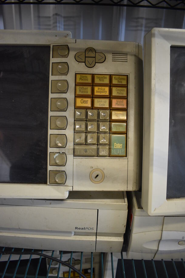 2 NCR 15" POS Monitor on Computer Tower. 2 Times Your Bid! - Image 4 of 5