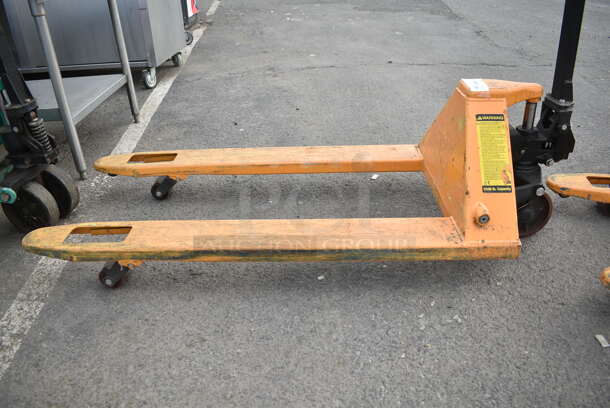 Metal Commercial 5,500 Pound Metal Pallet Jack.  - Image 3 of 6