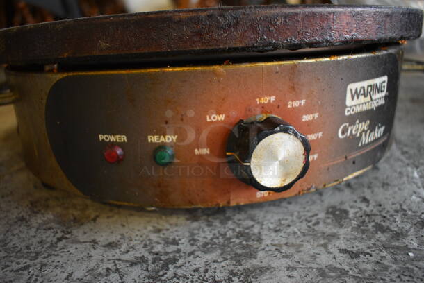 Waring WSC160 Stainless Steel Commercial Countertop Crepe Maker. 120 Volts, 1 Phase. 19x18x5 - Image 3 of 8