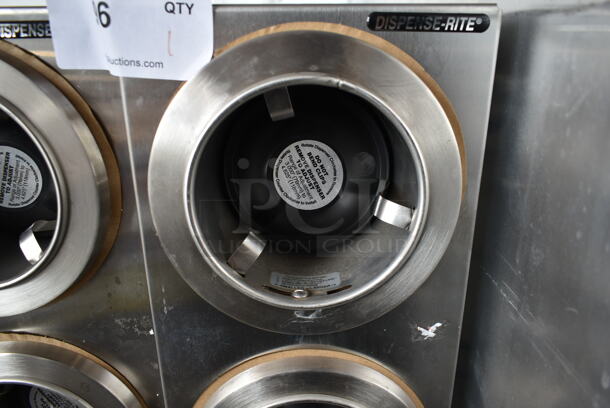 Stainless Steel Commercial 3 Well Cup Dispenser. - Image 2 of 3