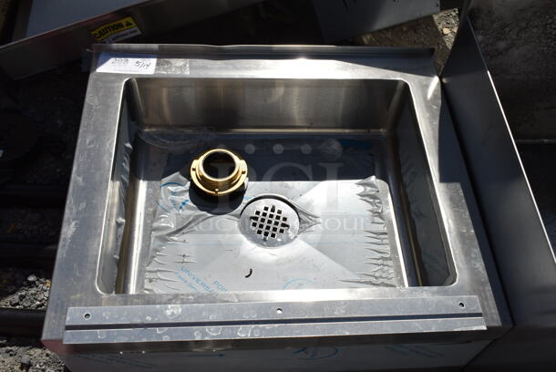BRAND NEW SCRATCH AND DENT! Stainless Steel Mop Sink.