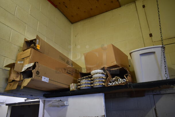 ALL ONE MONEY! Lot of Various Items Including Fluorescent Lights. (hallway) - Image 1 of 4