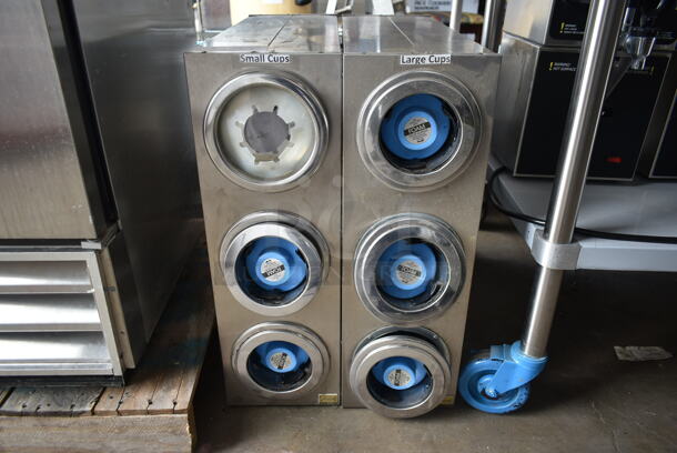 2 Stainless Steel 3 Well Cup Dispensers. 2 Times Your Bid! - Image 4 of 4
