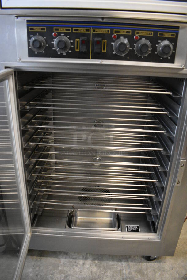 Nu Vu Model SUB-123 Stainless Steel Commercial Electric Powered Oven Proofer on Commercial Casters. 208 Volts, 3 Phase. 36x28x77 - Image 5 of 7