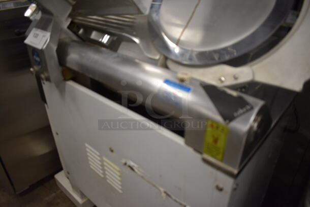 2015 Fujee Metal Commercial Floor Style Meat Slicer on Commercial Casters. 220 Volts. 42x32x59 - Image 7 of 9