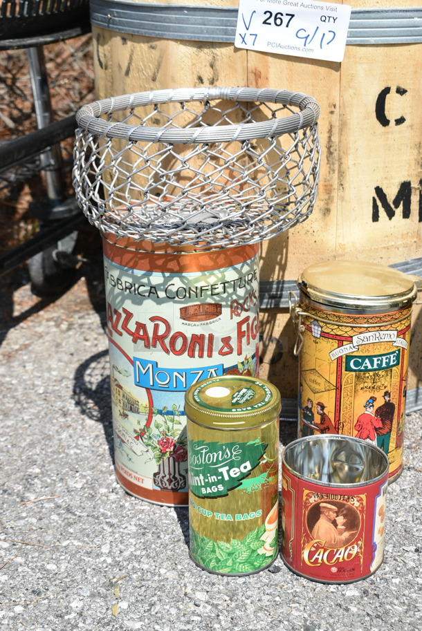 ALL ONE MONEY! Lot of 7 Various Items Including Barrel, Net and Cans - Image 3 of 5