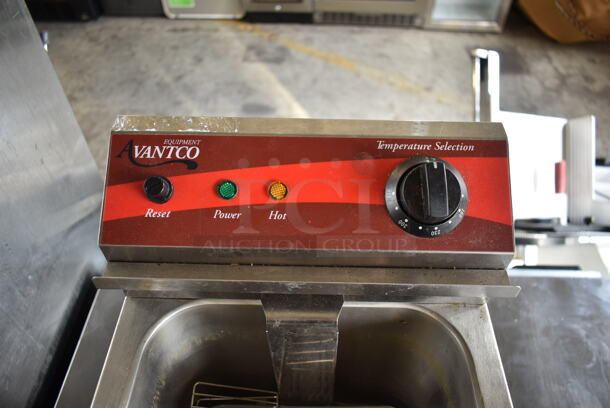 Avantco 177F200 Stainless Steel Commercial Countertop Electric Powered Deep Fat Fryer. 208-240 Volts, 1 Phase. - Image 4 of 7