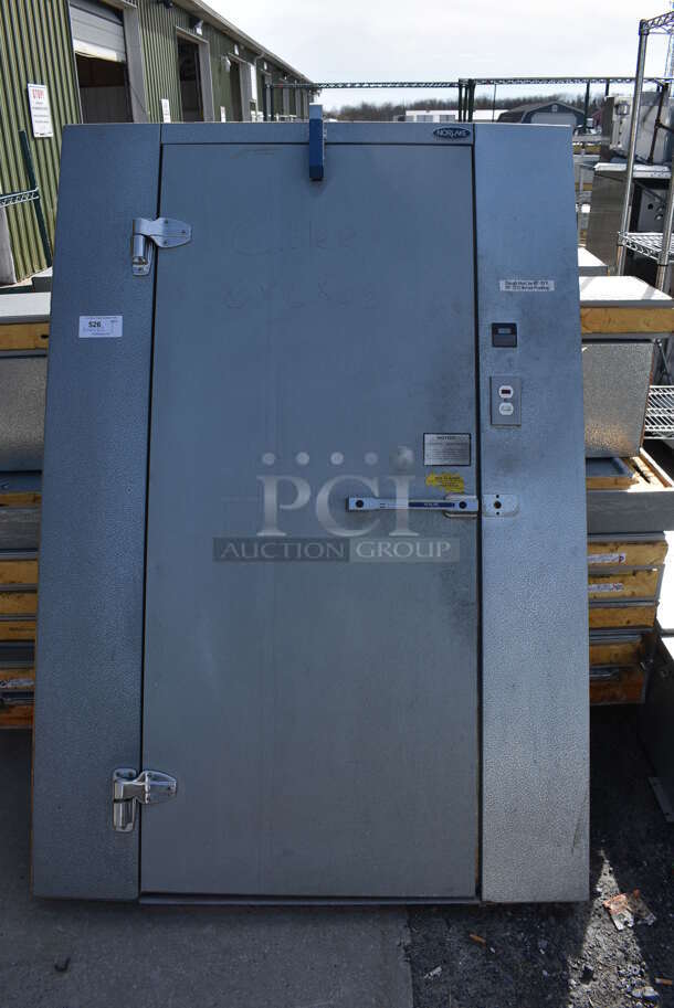 Norlake 6'x6'x6.5' SELF CONTAINED Walk In Cooler Box w/ Floor, Copeland Compressor and Norlake Model CPB0751C-A Condenser. 208-230 Volts, 1 Phase. Picture of the Unit Before Removal Is Included In the Listing - Image 7 of 9