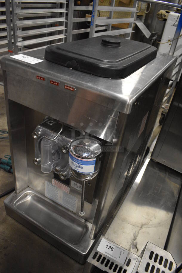 2013 Taylor Model 340D-27 Stainless Steel Commercial Countertop Single Flavor Frozen Beverage Machine w/ Drink Mixer Attachment. 208-230 Volts, 1 Phase. 18x31x32 - Image 3 of 7
