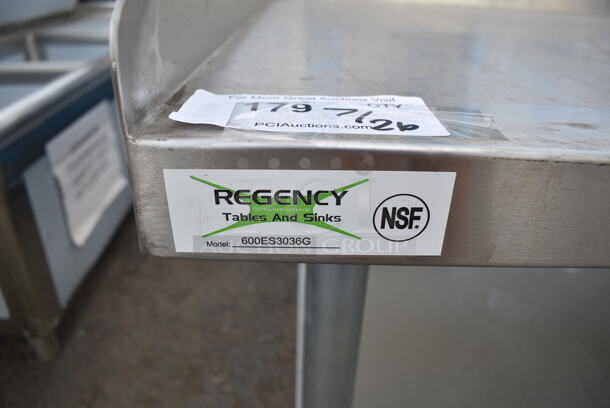 Regency 600ES3036G Stainless Steel Commercial Equipment Stand w/ Under Shelf. - Image 3 of 3