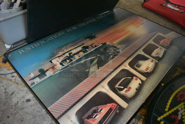 2 Various Framed Items; Sign and Picture. 36x1x24, 20x1x28. 2 Times Your Bid! - Image 3 of 3