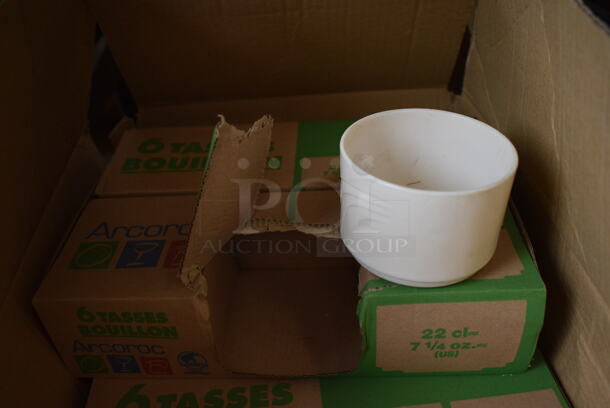 30 BRAND NEW IN BOX! Arcoroc White Ceramic Bowls. 3.25x3.25x2.5 - Image 2 of 3