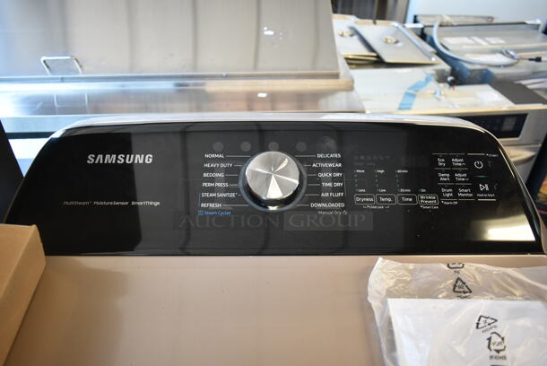 BRAND NEW SCRATCH AND DENT! 2022 Samsung DVG52A5500C Metal Floor Style Gas Powered Front Load Dryer. 120 Volts, 1 Phase. 20,000 BTU. - Image 2 of 5