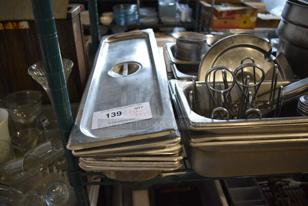ALL ONE MONEY! Tier Lot of Various Items Including Metal Items; Drop In Bins, Cylindrical Bins and Pitchers - Image 2 of 7