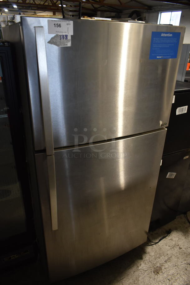 Whirlpool WRT511SZOM00 Stainless Steel Cooler Freezer Combo. 115 Volts, 1 Phase. Tested and Powers On But Does Not Get Cold