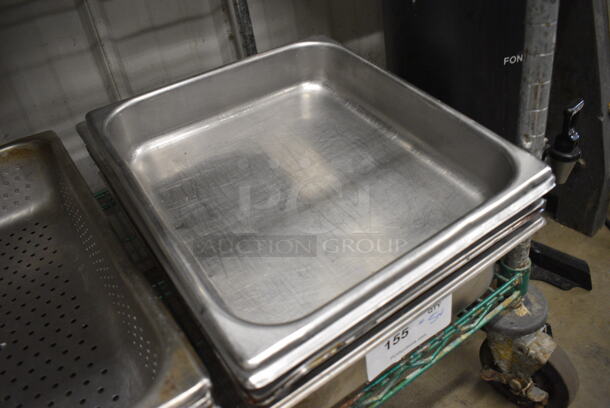 ALL ONE MONEY! Lot of 5 Various Stainless Steel Drop In Bins. Includes 1/1x4 - Image 3 of 5