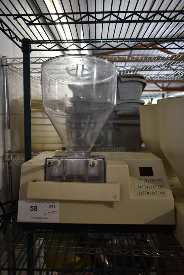 Edhard MK Metal Commercial Countertop Donut Pastry Filler Machine w/ 5 Hoppers. 120 Volts, 1 Phase. Tested and Working! - Image 4 of 9